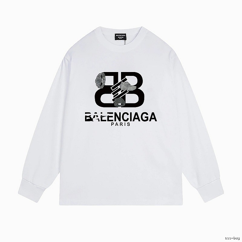 Balenciaga BB Series Simple White T-shirt