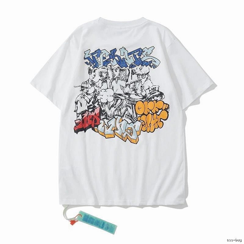2061-23 White Style 6123 Anime Graphic T-Shirt Daily Styling