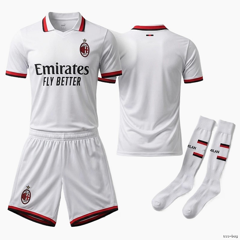 AC Milan minimalist white jersey