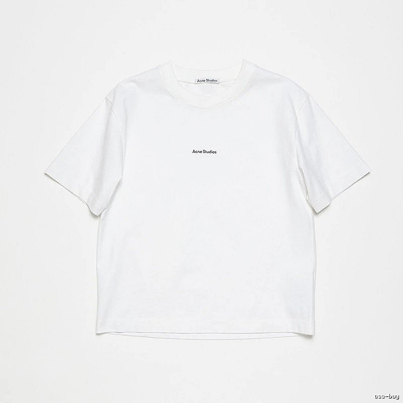 Acne Studios 2090-80 White Style Ac908042 Stockholm Logo T-Shirt Statement Graphic