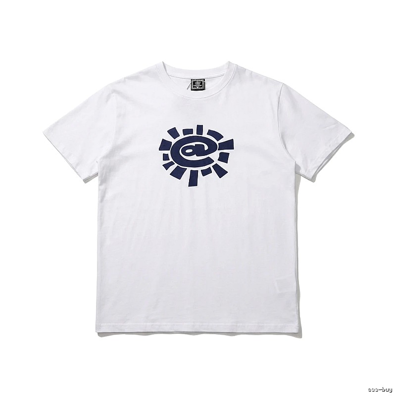 ADWYSD Printed Simple White T-shirt