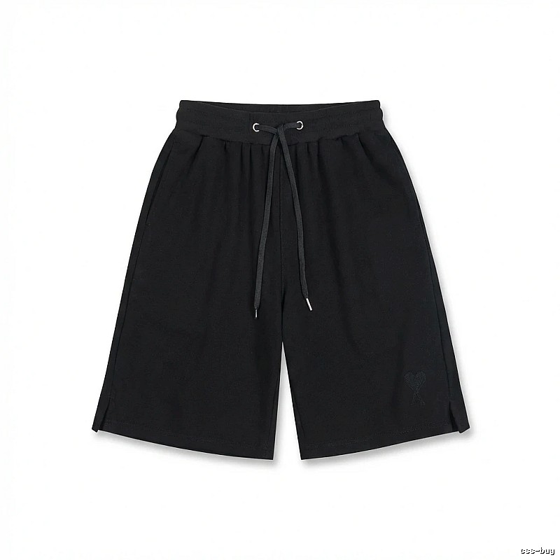 AMI casual style black shorts