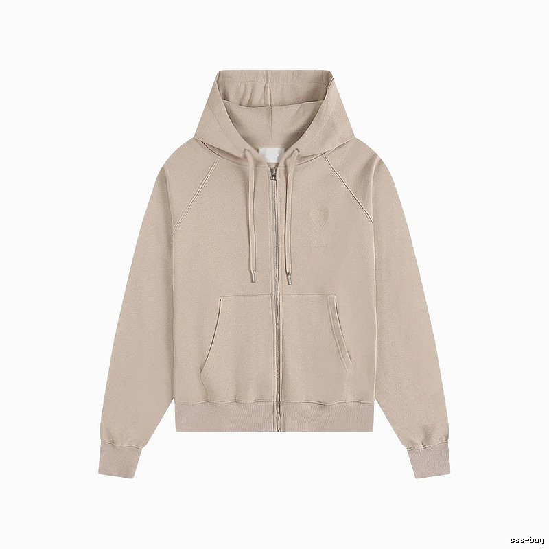 AMI Extremely Complex Style Beige Hoodie