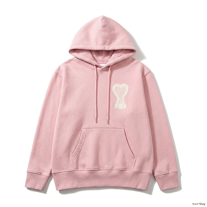 AMI Love Pink Hoodie