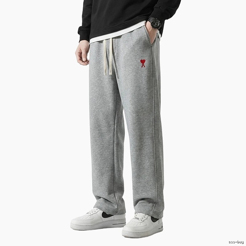 AMI&EASY Love Trendy Grey Sweatpants