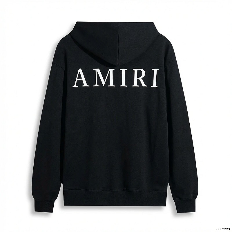 AMIRI Basic Simple Black Sweatshirt
