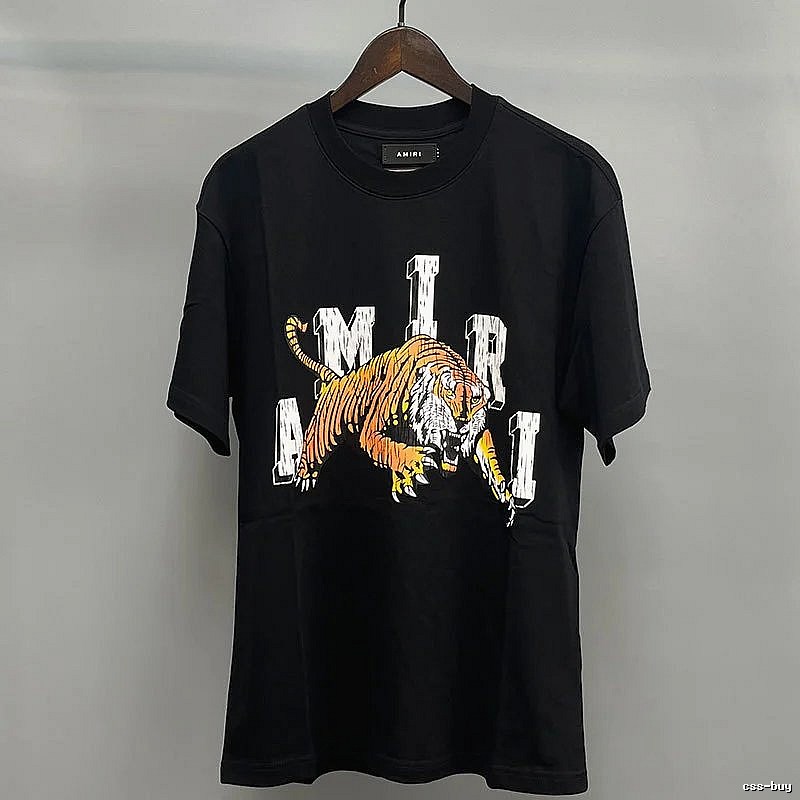 Amiri Black Records Graphic T-Shirt Downtown Style