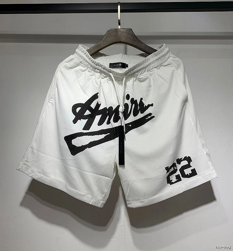 AMIRI Graffiti Street Style White Shorts
