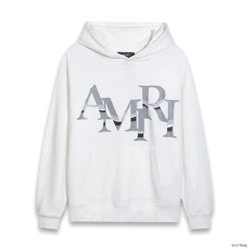 AMIRI Letter Style White Sweatshirt