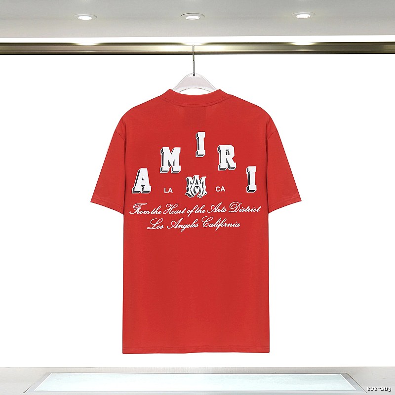 Amiri Lightweight Graphic T-shirt White Blue Amiri for Gift Ideas