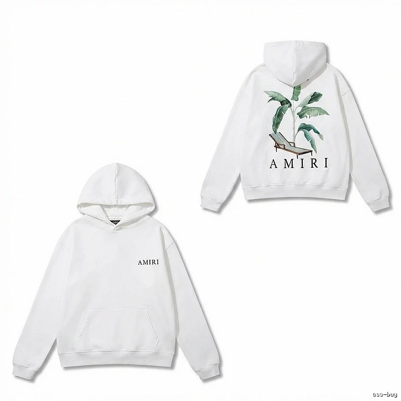 AMIRI Printed Casual White Hoodie