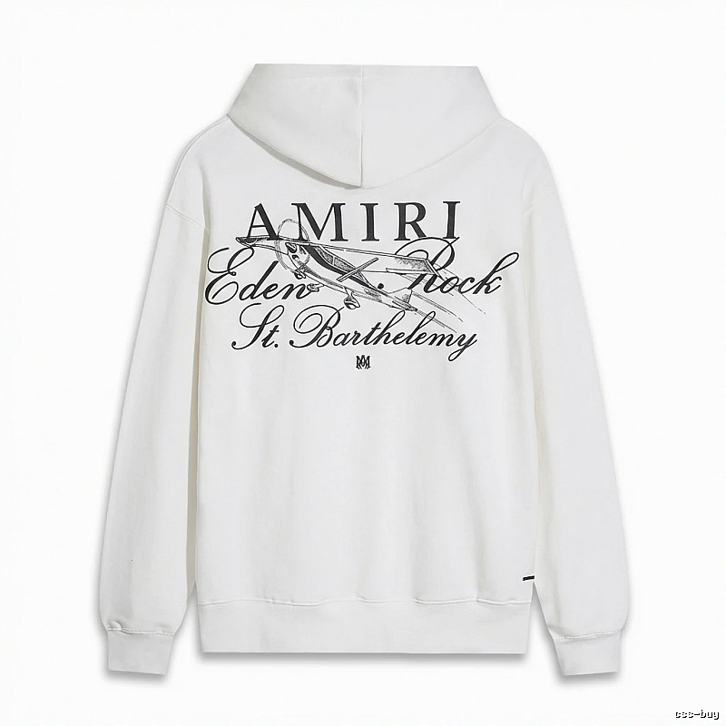 AMIRI Printed Casual White Sweatshirt