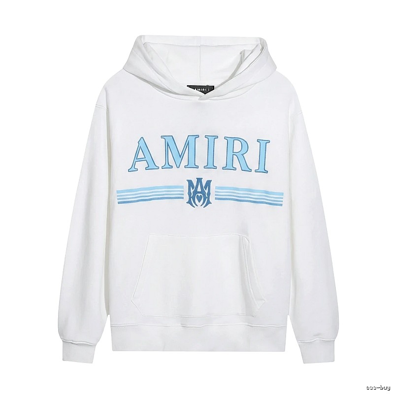 AMIRI simple style white hoodie
