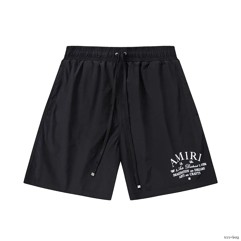 AMIRI trendy brand black shorts