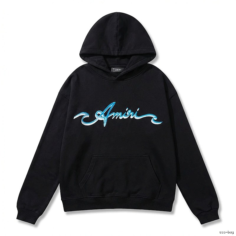 AMIRI Trendy Style Black Hoodie