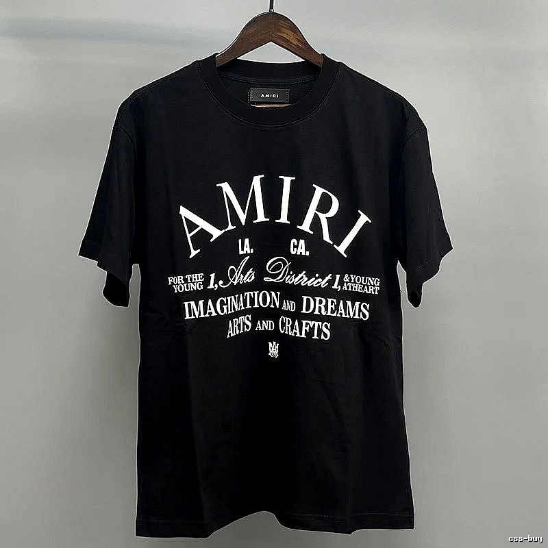 Amiri White Black Records Graphic T-Shirt Minimal Look