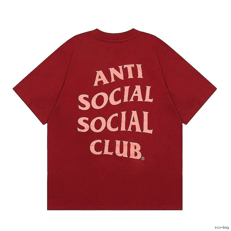 Anti Social Social Club Travel Logo T-shirt Black Orange Anti with Modern Look