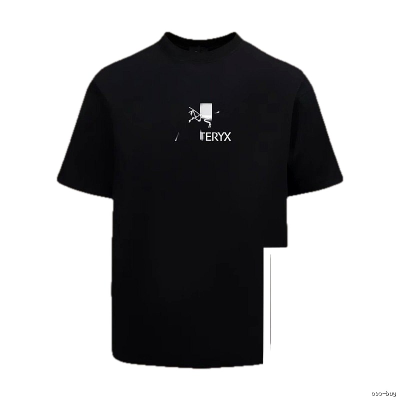 Arc'teryx Printed Street Style Black Short-sleeve T-shirt