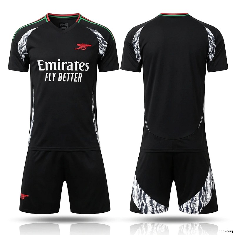 Arsenal retro-style black jersey