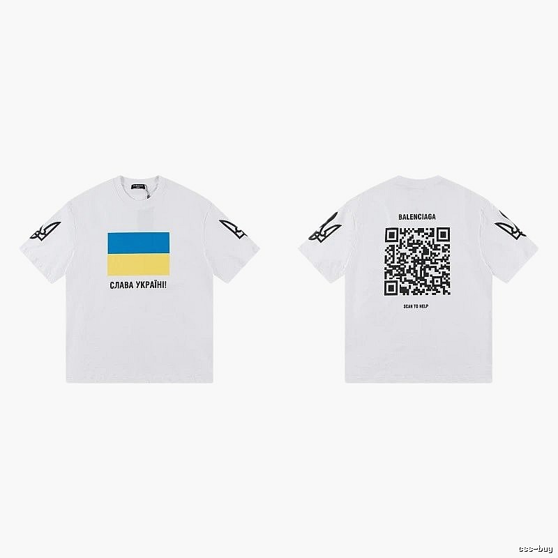 Balenciaga Charity Limited Edition Street Style White T-Shirt