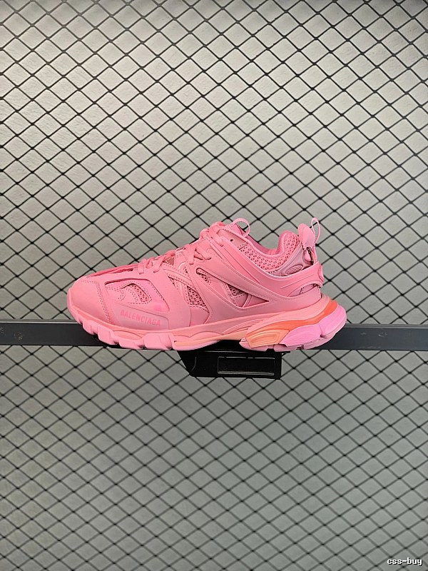 Balenciaga Chunky Runners in Bright Pink with Oversized Sole