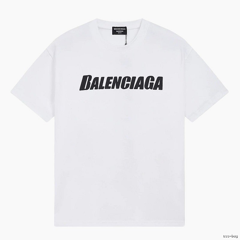 Balenciaga minimalist white T-shirt