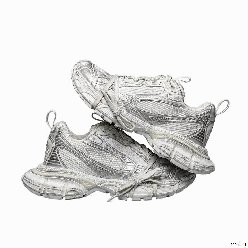 Balenciaga retro silver-gray sneakers