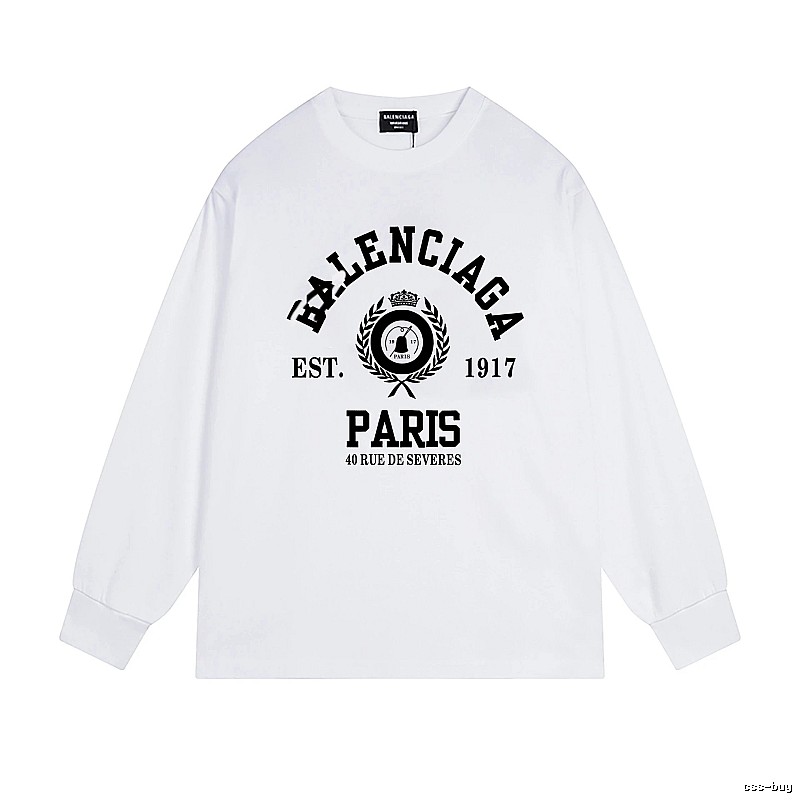 Balenciaga retro-style white T-shirt