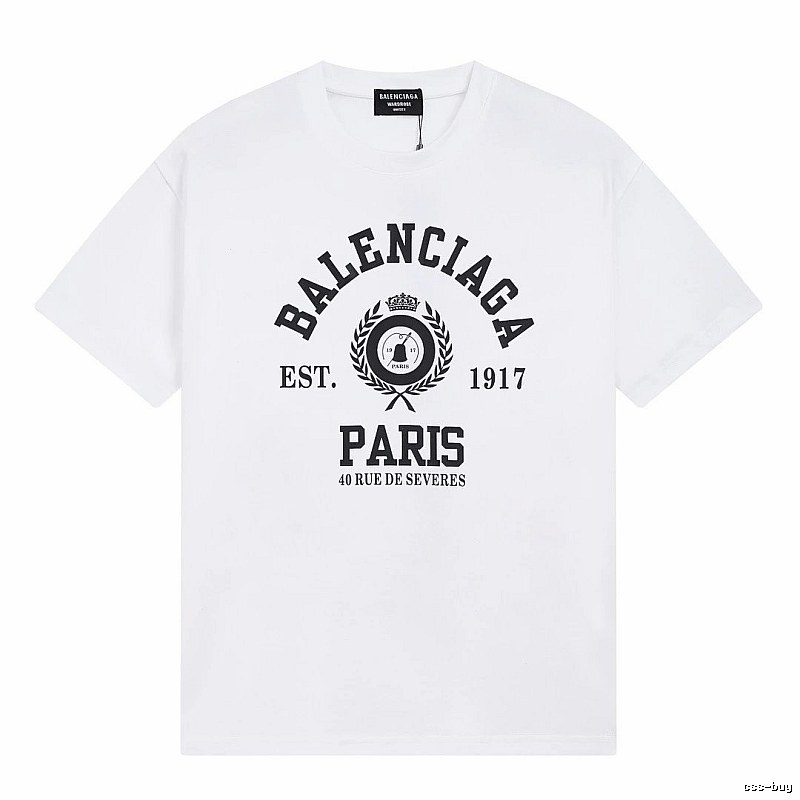Balenciaga retro style white T-shirt
