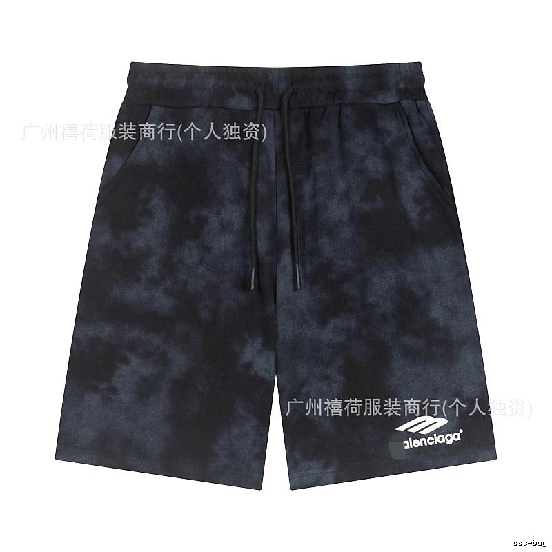 Balenciaga tie-dye style shorts