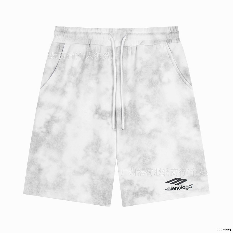 Balenciaga tie-dye style shorts