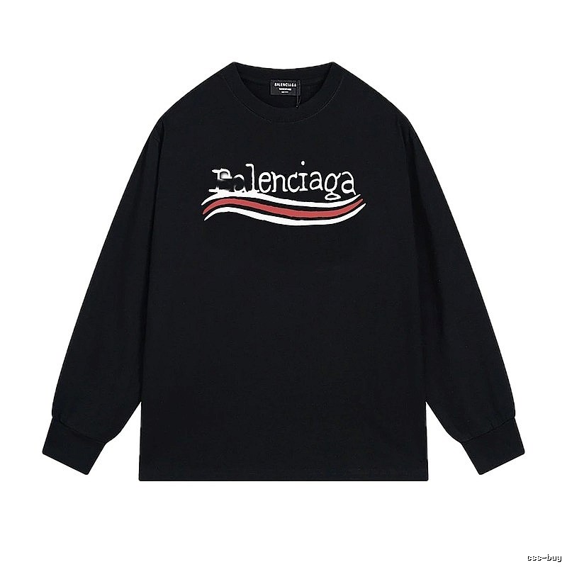 Balenciaga wavy black sweatshirt