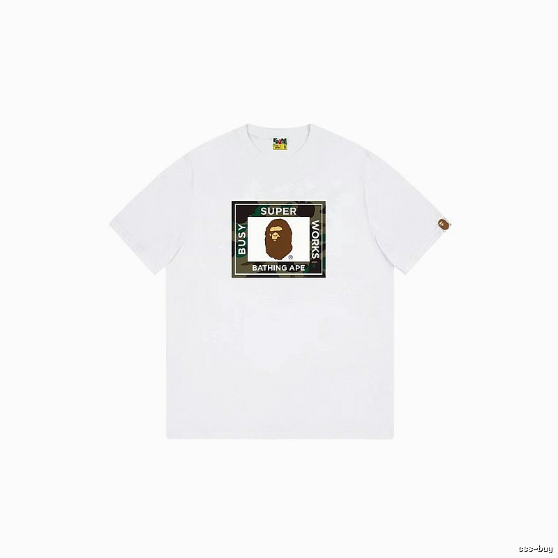 Bape Ape Head Camouflage Style Short-sleeve Shirt