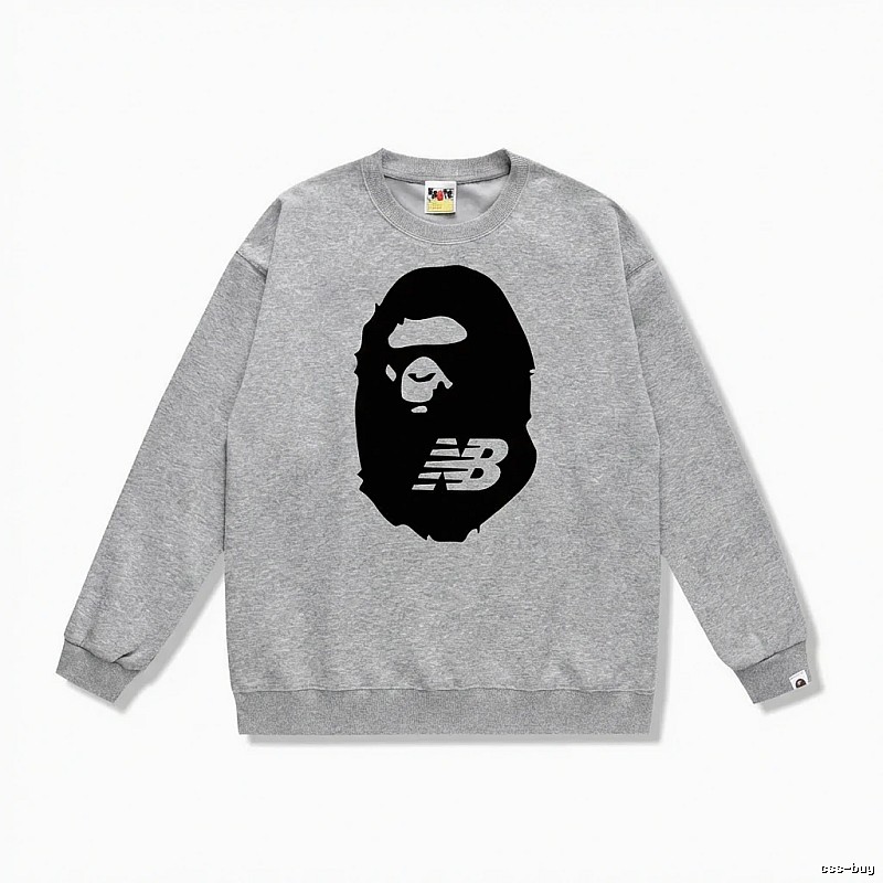 Bape Ape Head Grey Sweatshirt