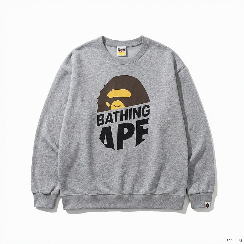 Bape Ape Head Grey Sweatshirt