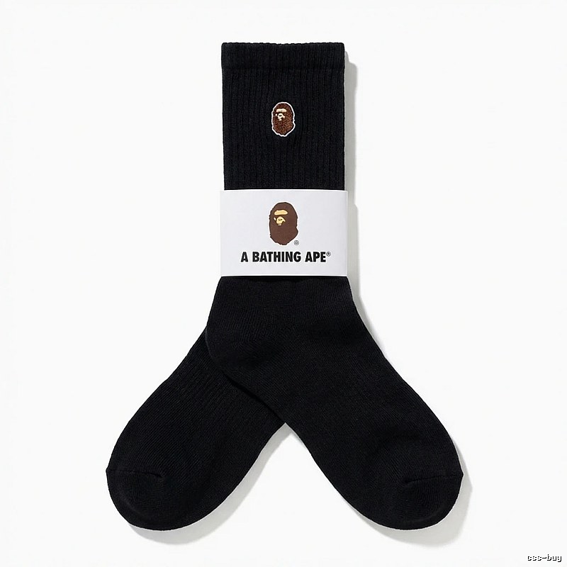 Bape Ape Head Trendy Black Socks