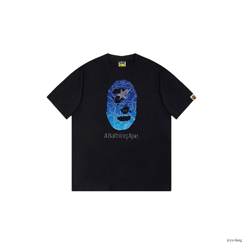 Bape Ape Head Trendy Cool Black T-shirt