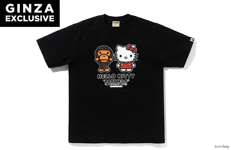 Bape Co-branded Hello Kitty Black T-shirt