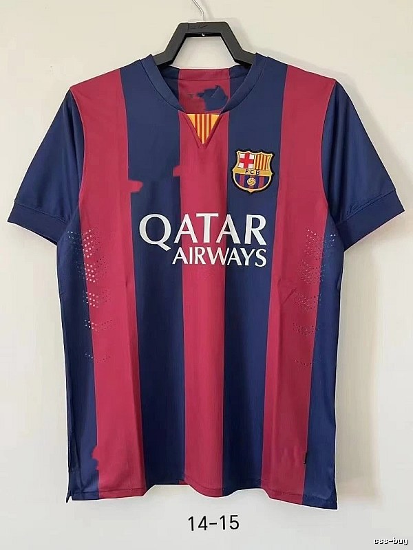 Barcelona Gift Ready Retro soccer jersey Blue Red Barcelona with Standout Detail