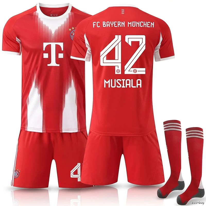 Bayern Munich red and white sportswear set