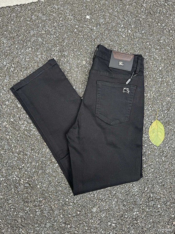 Black Slim Casual Pants by Burberry - Daily Edit