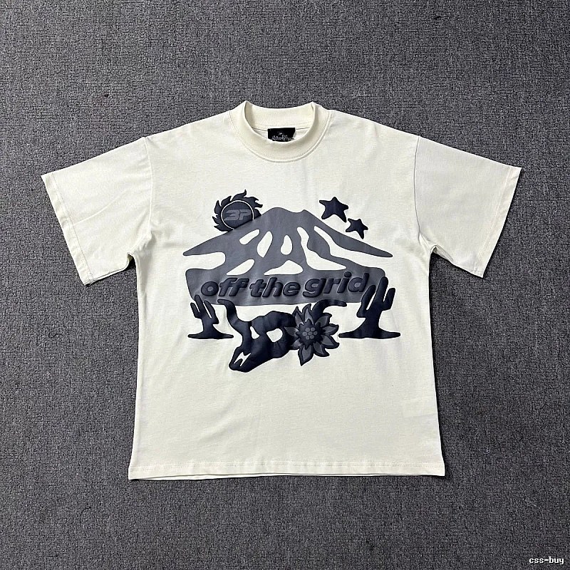 Broken Planet Resort Graphic T-shirt White Cotton Bold with Premium Look