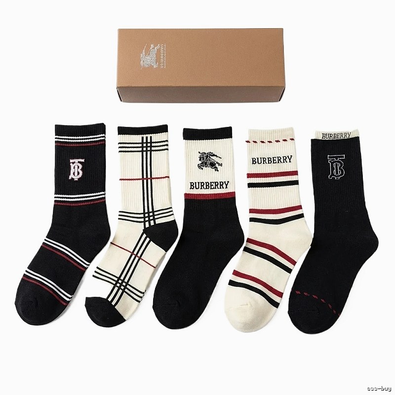 Burberry Classic Checkered British Style Socks