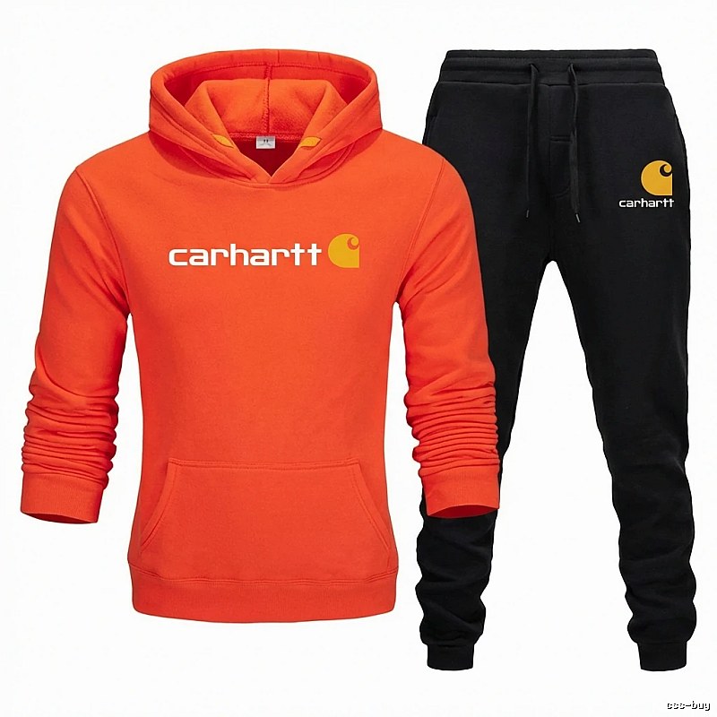 Carhartt casual orange and black suit