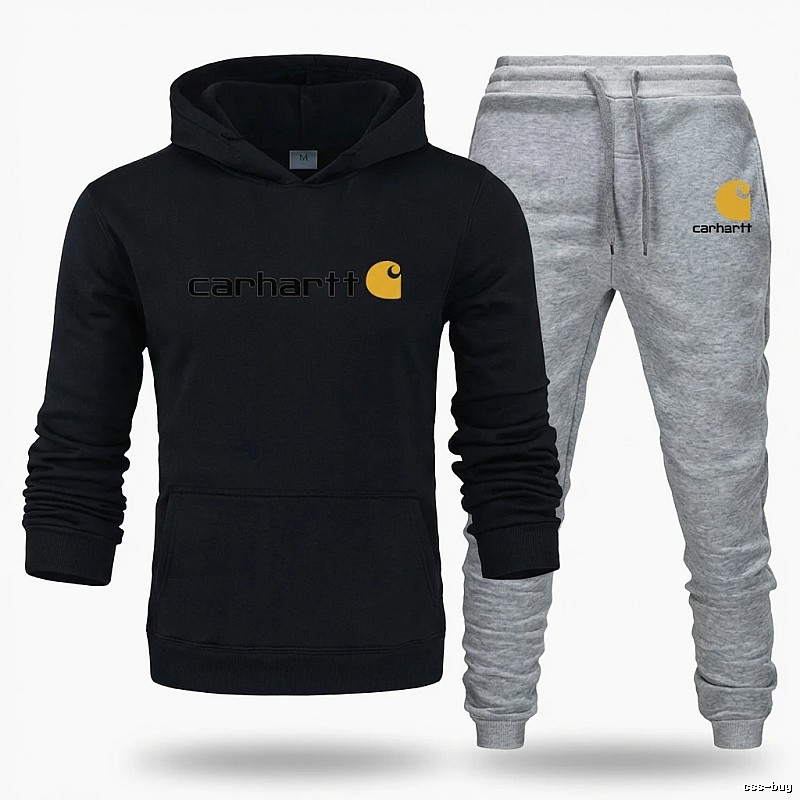 Carhartt casual style black and gray suit set