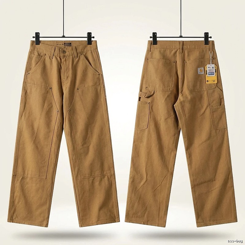 Carhartt retro-style khaki work pants