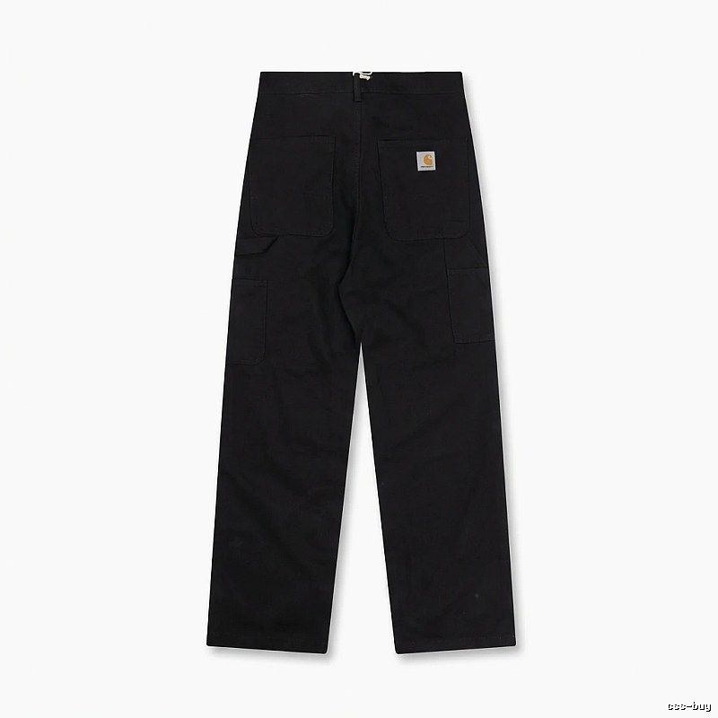 Carhartt workwear style black long trousers