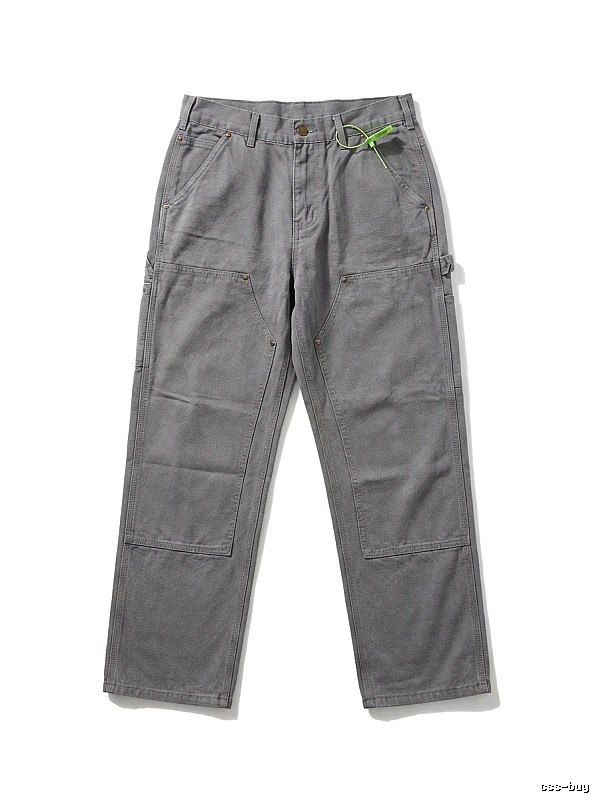 Carhartt workwear style cement gray long pants