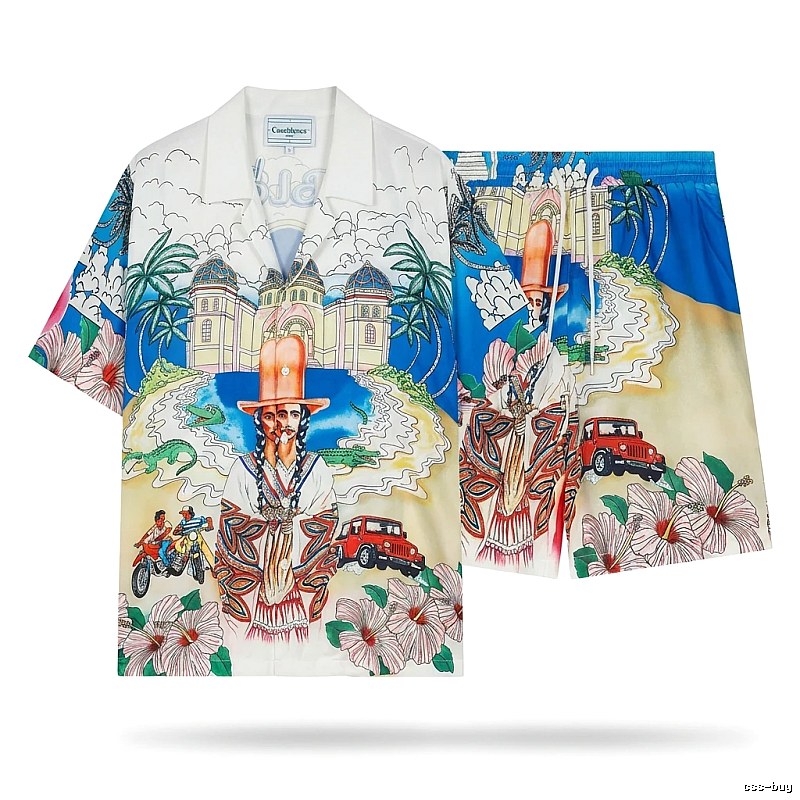 Casablanca - printed resort - style suit