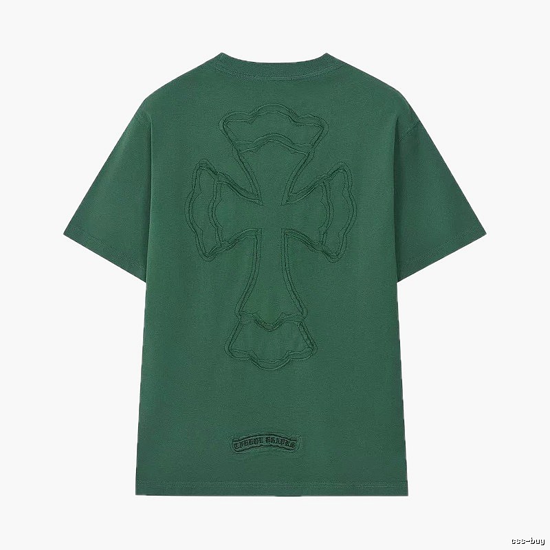 Chrome Hearts Cross High Street Style Green Short-sleeve T-shirt